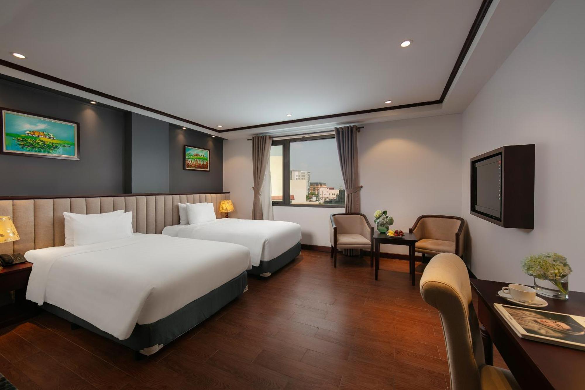 May De Ville Corner Hotel Hanoi Eksteriør billede