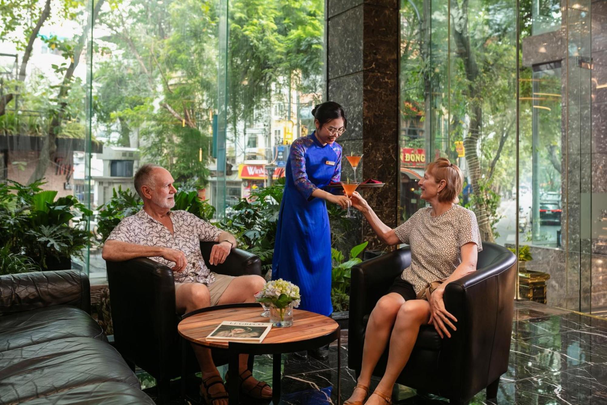 May De Ville Corner Hotel Hanoi Eksteriør billede