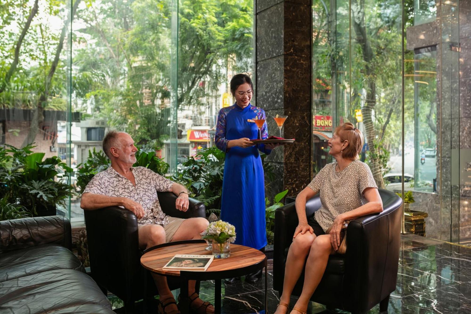 May De Ville Corner Hotel Hanoi Eksteriør billede